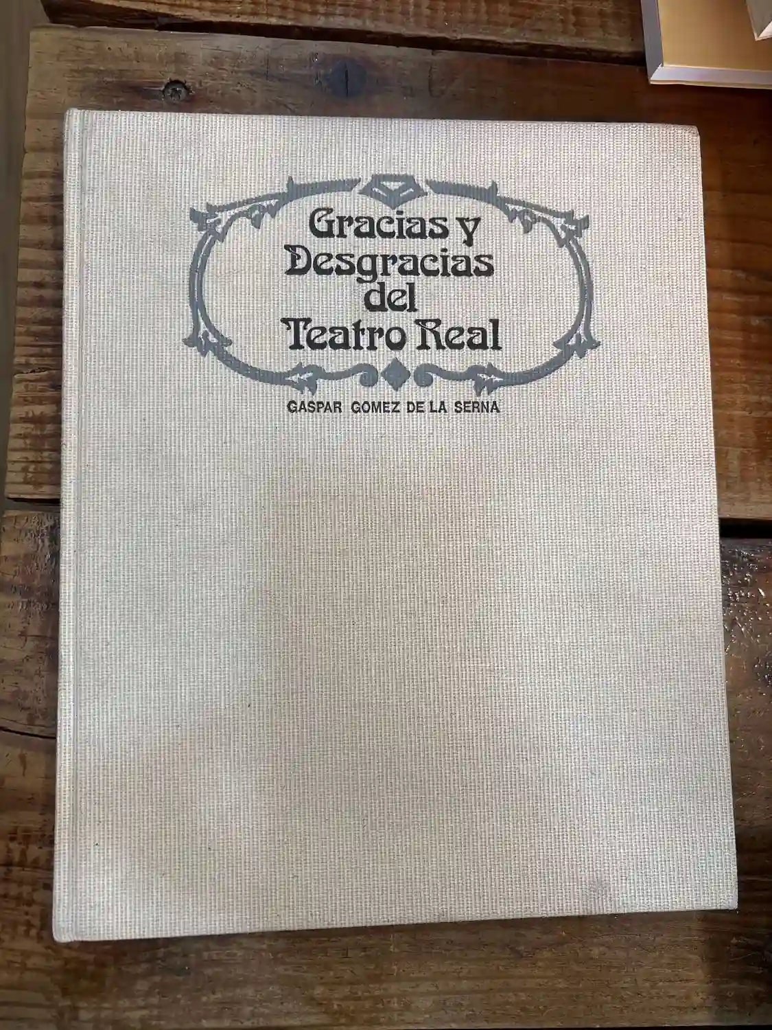 GRACIAS Y DESGRACIAS DEL TEATRO REAL TRSUP