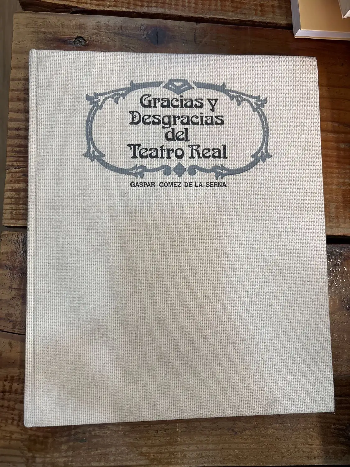 GRACIAS Y DESGRACIAS DEL TEATRO REAL TRSUP