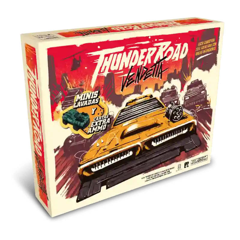 Thunder Road Vendetta. Edición Extra Ammo. Juego de Mesa