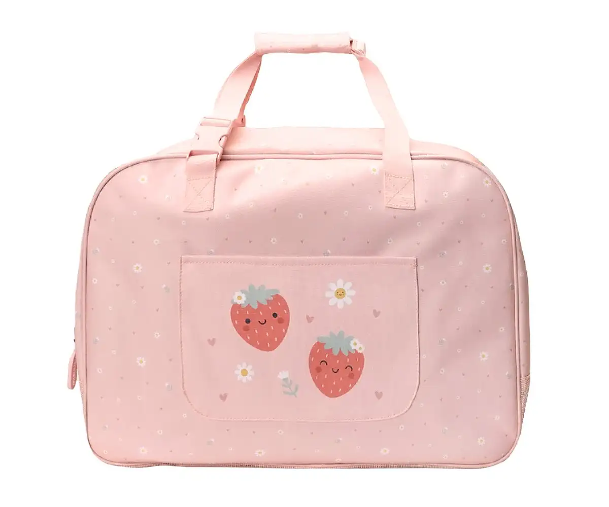 Bolso de Playa con Rejilla Strawberries