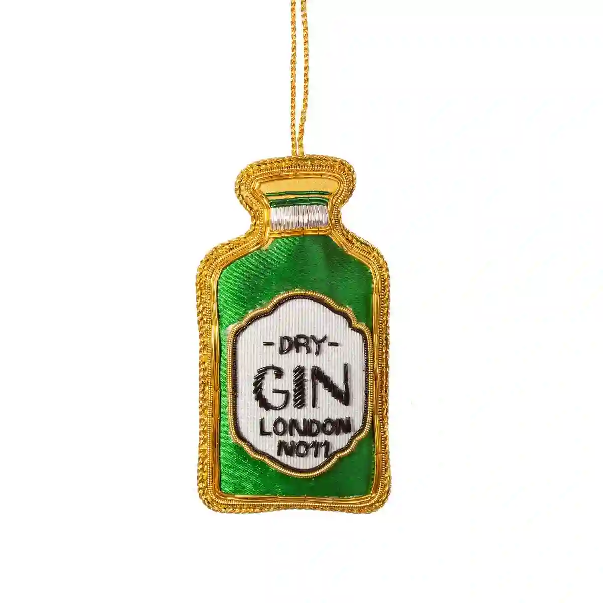 DECORACIÓN BORDADO BOTELLA DE GIN ZARI
