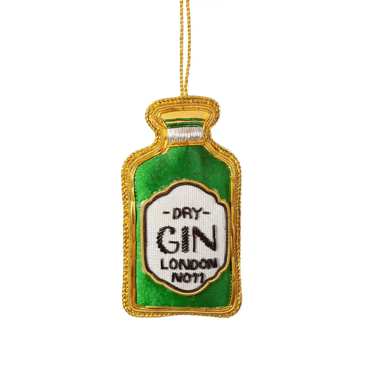 DECORACIÓN BORDADO BOTELLA DE GIN ZARI