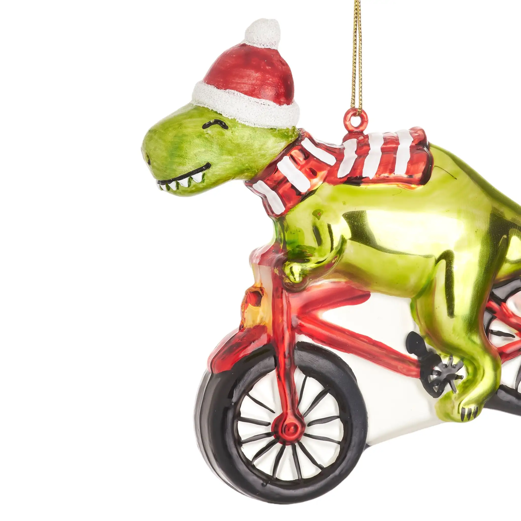 DINOSAURIO SOBRE UNA CHUCHERÍA EN FORMA DE BICICLETA - Imagen 2