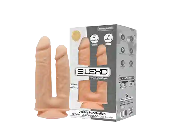Silexd Dildo Doble Dual Density