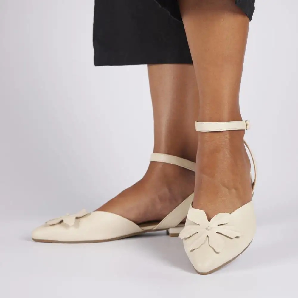 GIOSEPPO HOWEY Por Atelier Bailarina Off White - Imagen 5