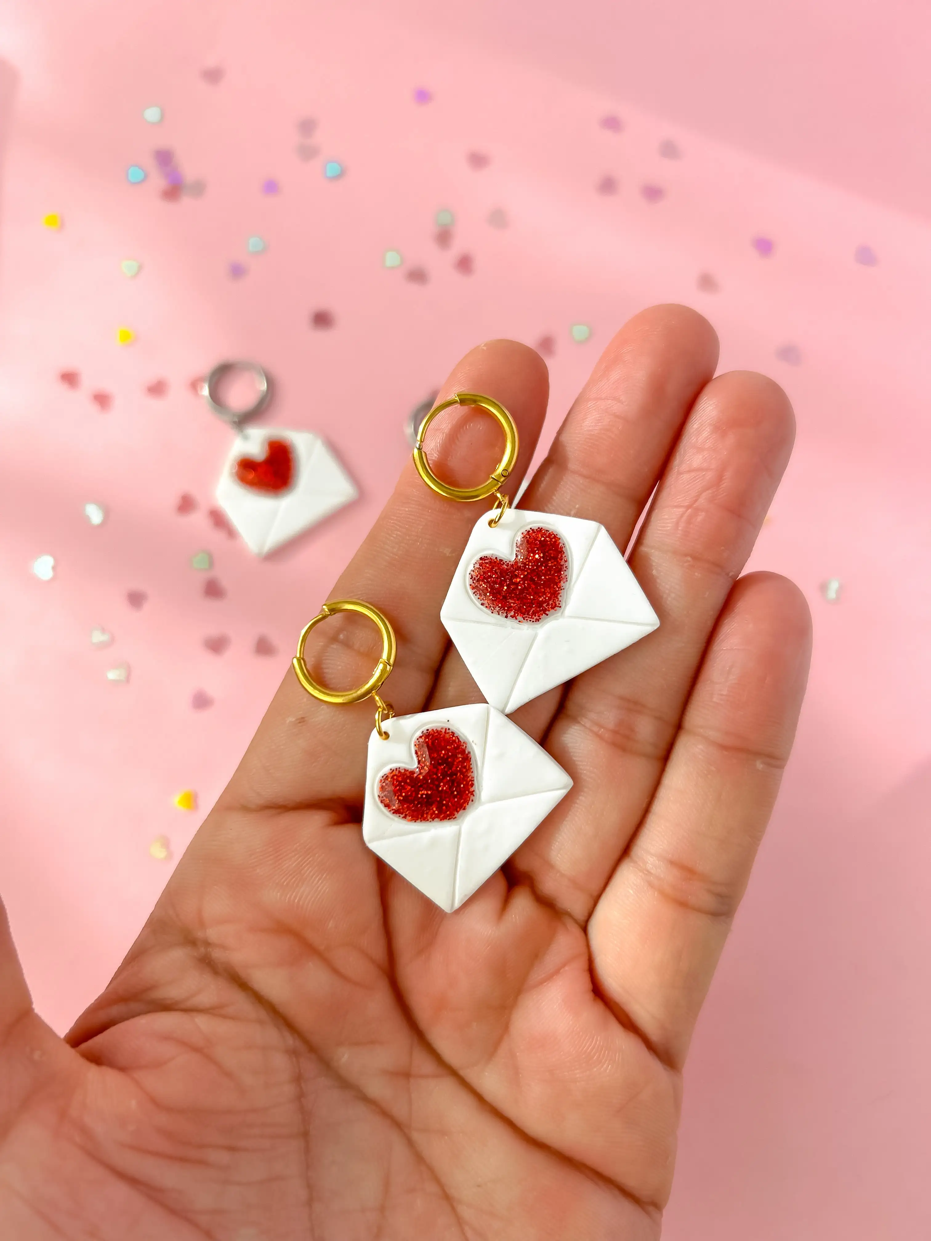 Pendientes Cartas de amor - Imagen 3