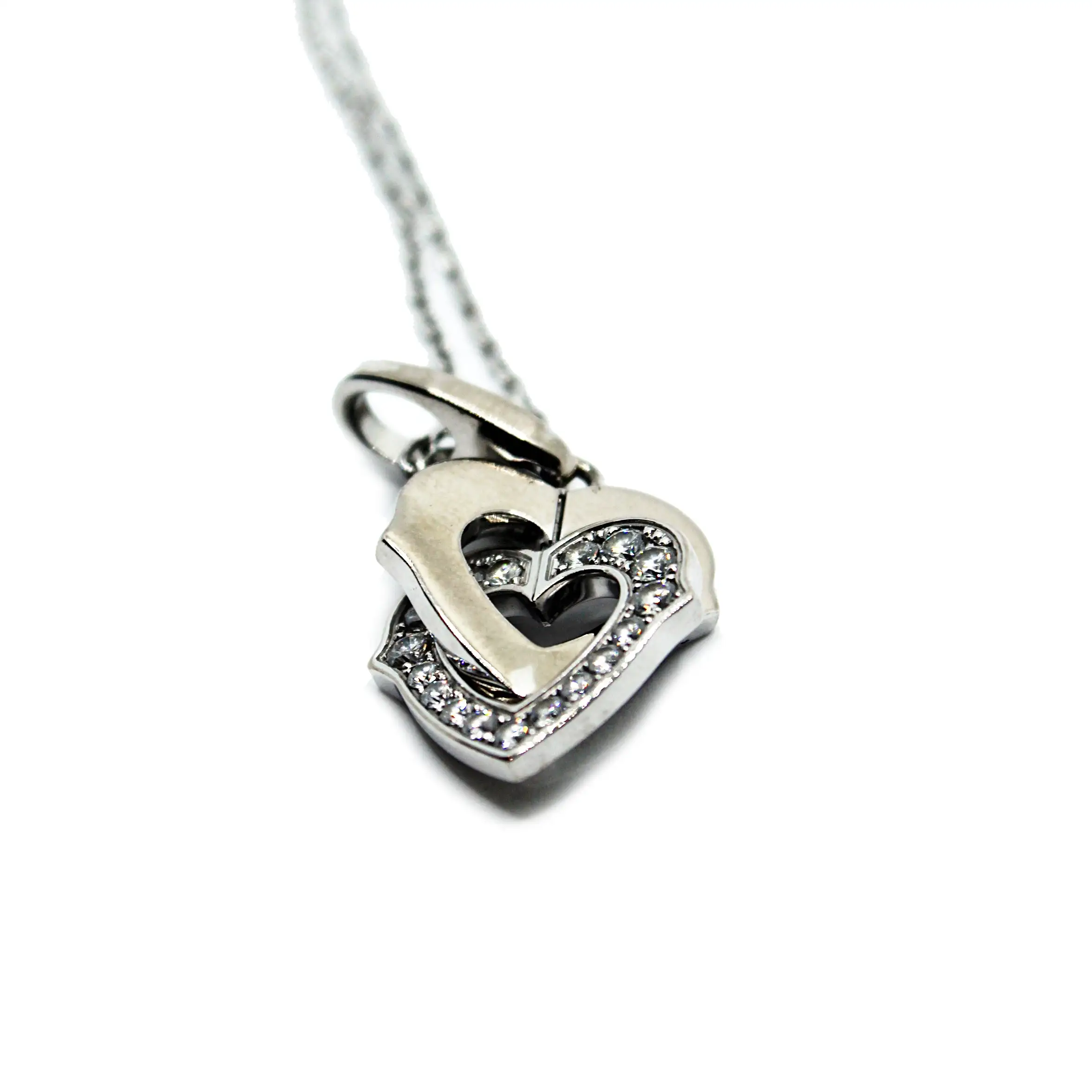 Cartier - Collar Corazón Oro Blanco
