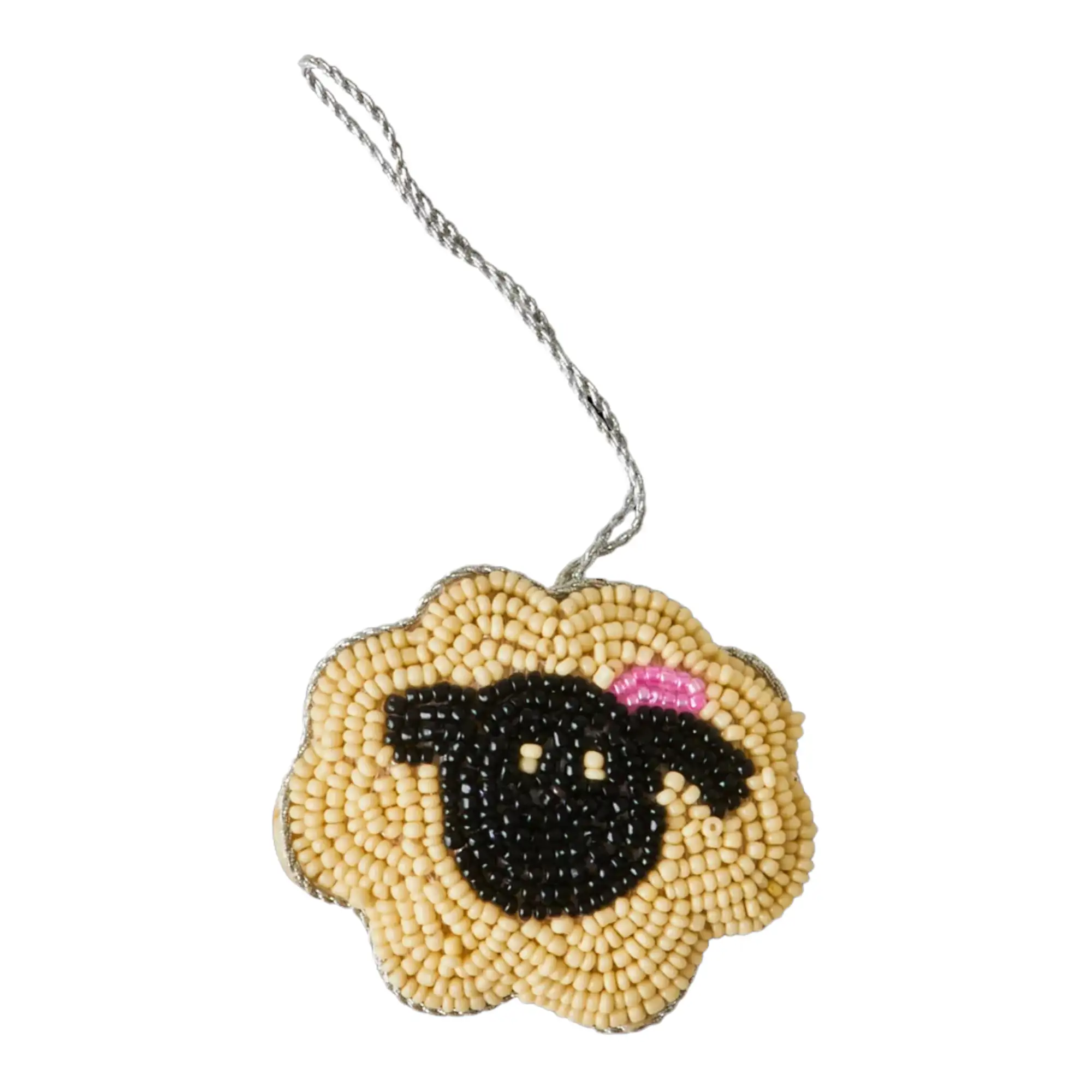 ADORNO DE TELA CON PERLAS EN TEMA HELADO - CAJA REGALO 5 UDS. - Imagen 6