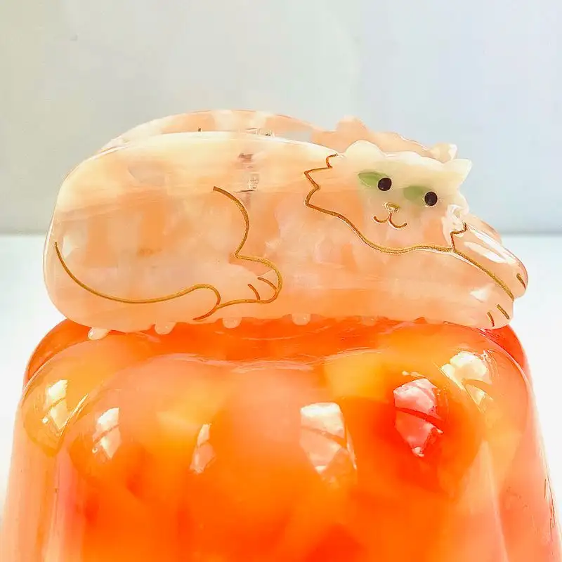 GARRA DE PELO GATO JENGIBRE - Imagen 2