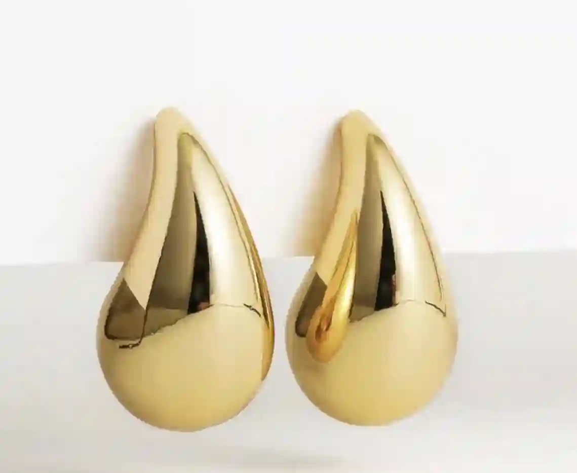 Large drop earrings