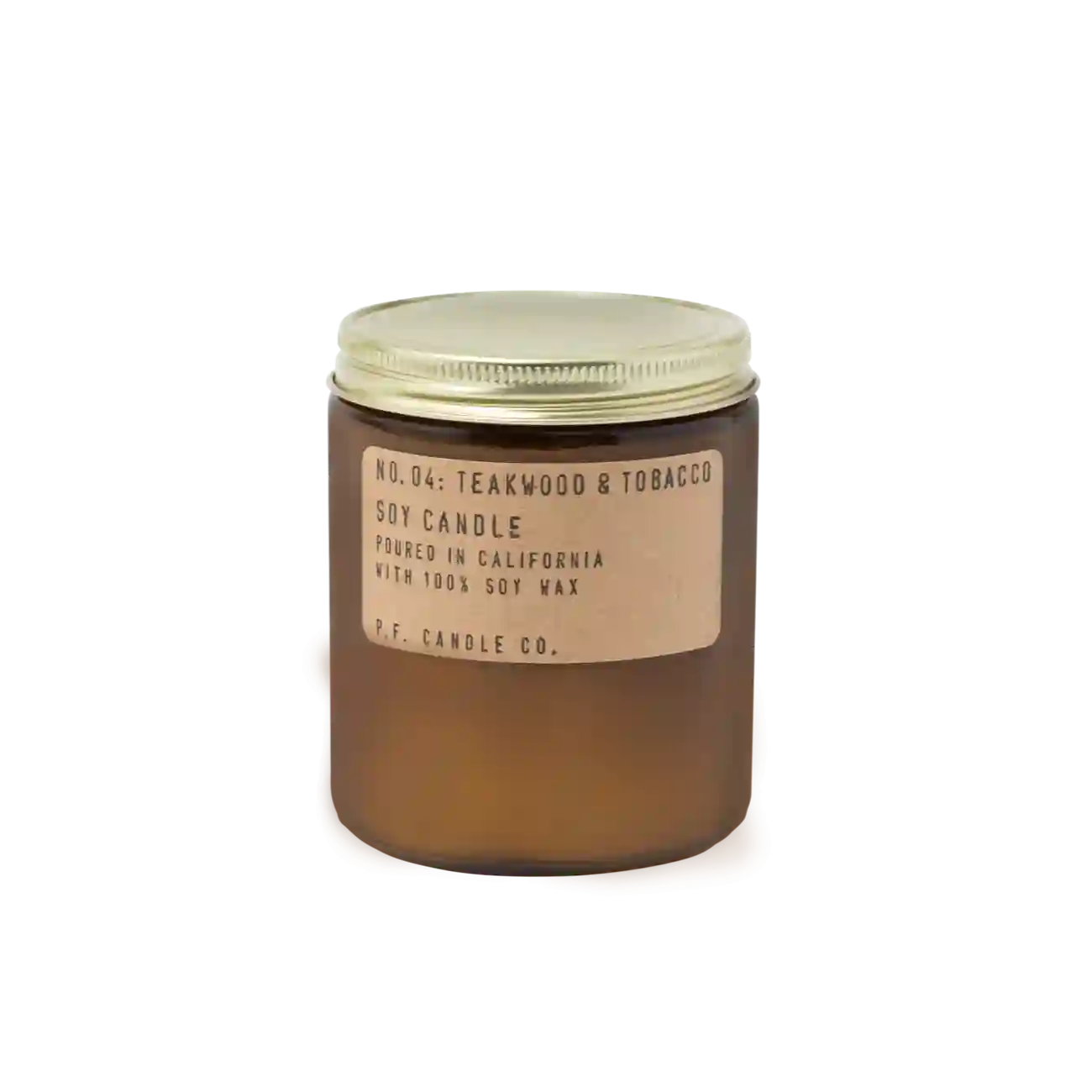 NO.04: TECA Y TABACO - VELA DE SOJA 7,2OZ