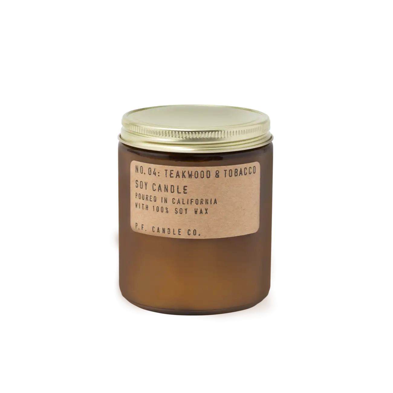 NO.04: TECA Y TABACO - VELA DE SOJA 7,2OZ