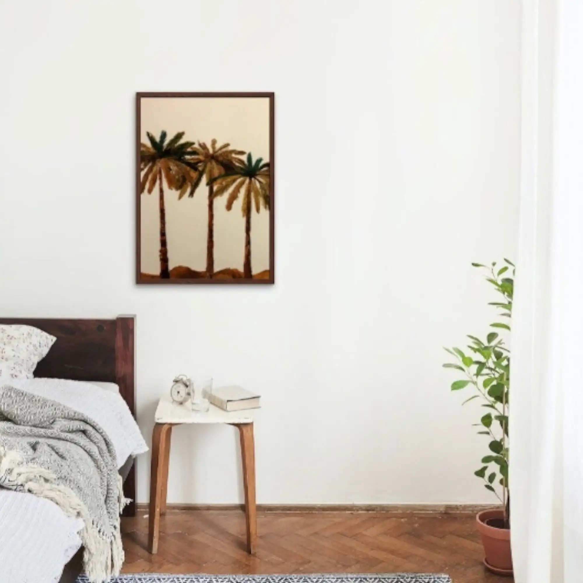 PALMA TRIO MARRON 50X70 - Imagen 3