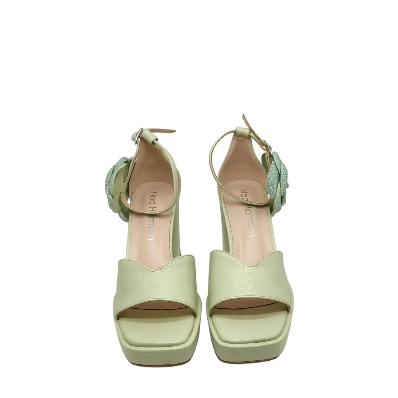NOA HARMON CAMELIA Sandalia Joya Verde manzana - Imagen 5
