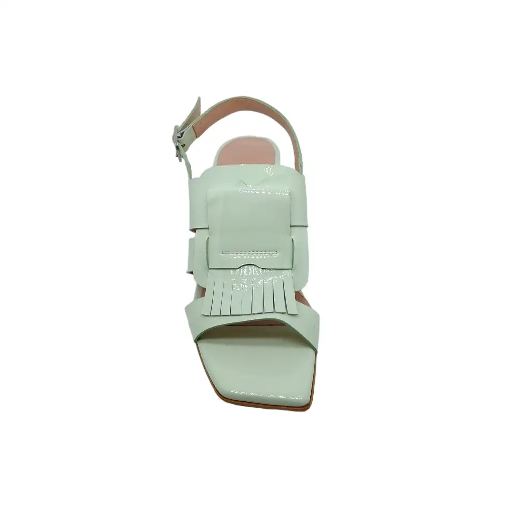 ZINDA By Atelier Sandalias Verde Agua - Imagen 4