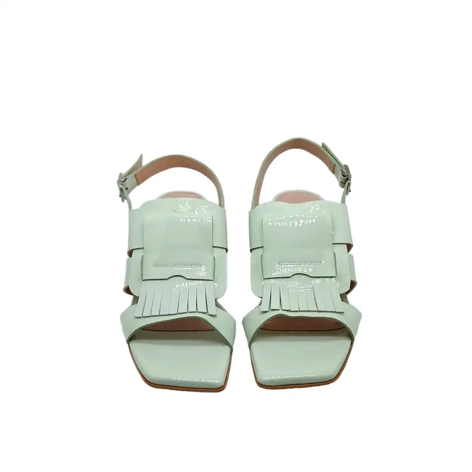 ZINDA By Atelier Sandalias Verde Agua - Imagen 5