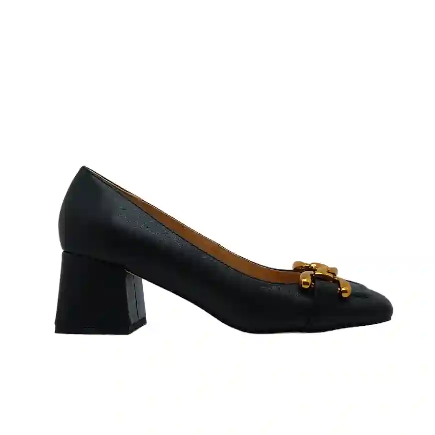 ALMA EN PENA Mocasín Joya Negro