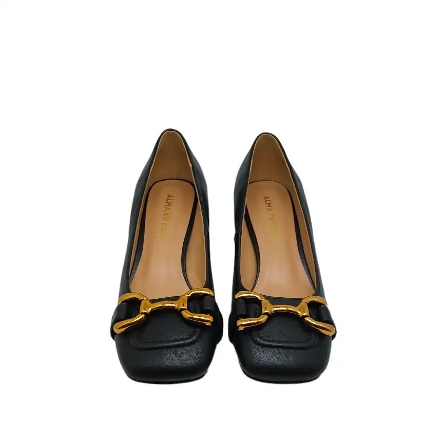 ALMA EN PENA Mocasín Joya Negro - Imagen 2