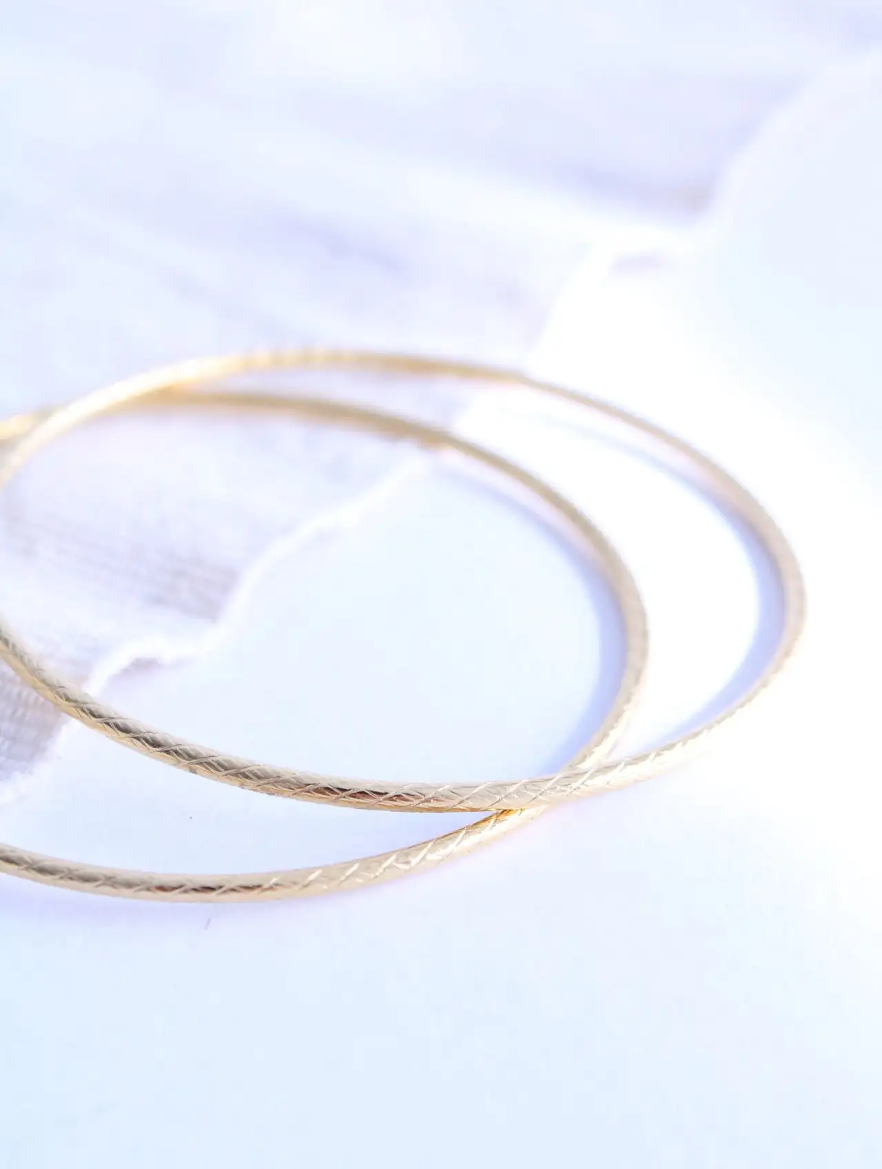 Pulsera Aro Brazalete esclava 2mm con Textura - Imagen 7