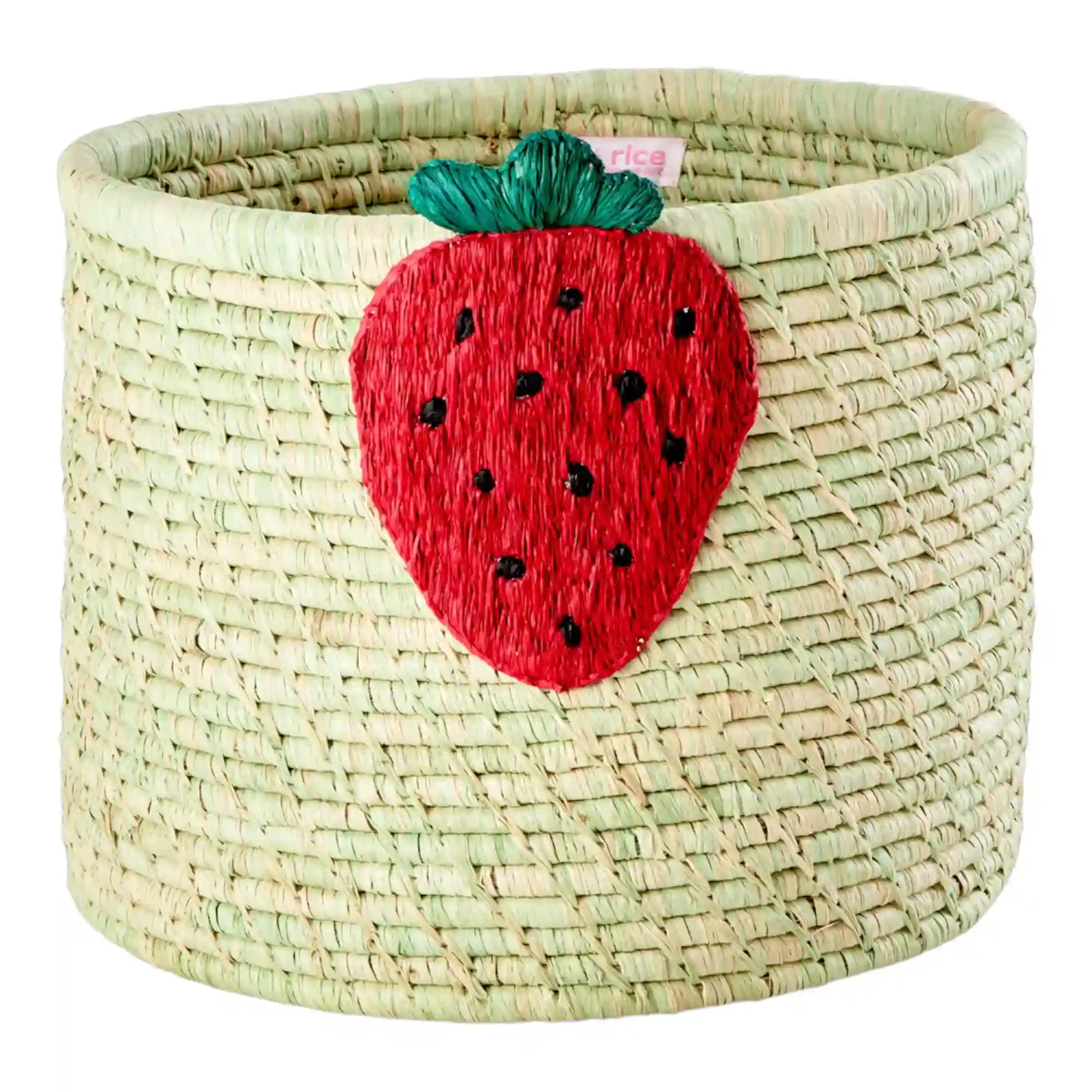 CESTA REDONDA RAFIA FRESA