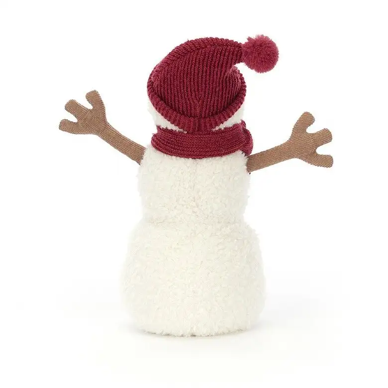 PELUCHE MUÑECO DE NIEVE ROJO - Imagen 3