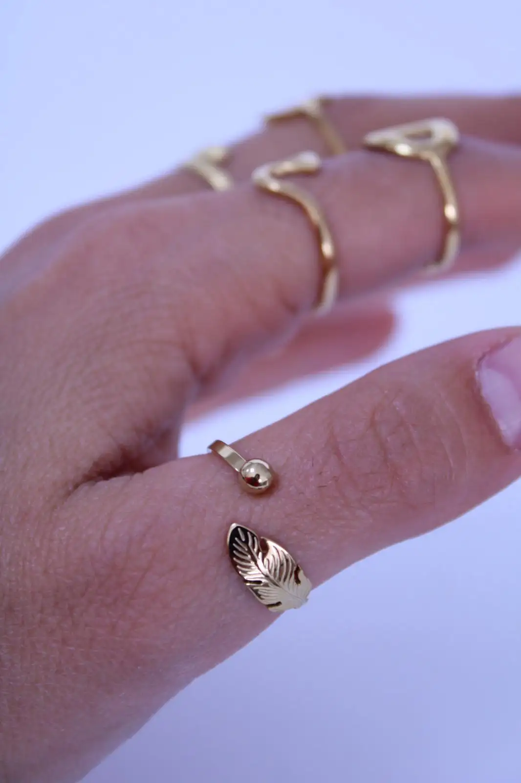 Anillo Pluma y Bola - Imagen 2