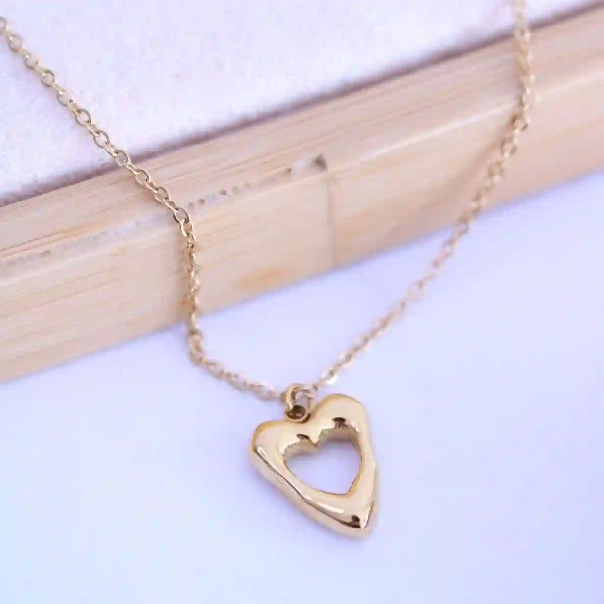 Collar Rústico Corazón
