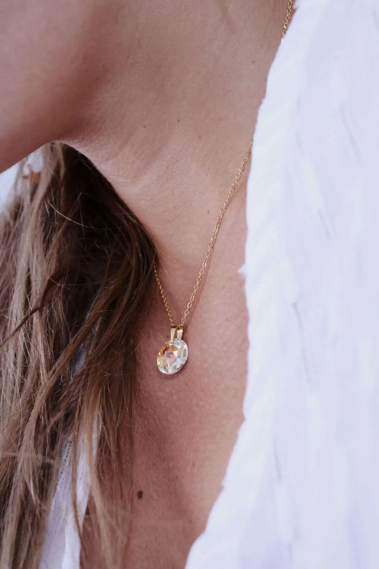 Collar Cristal Redondo - Imagen 3