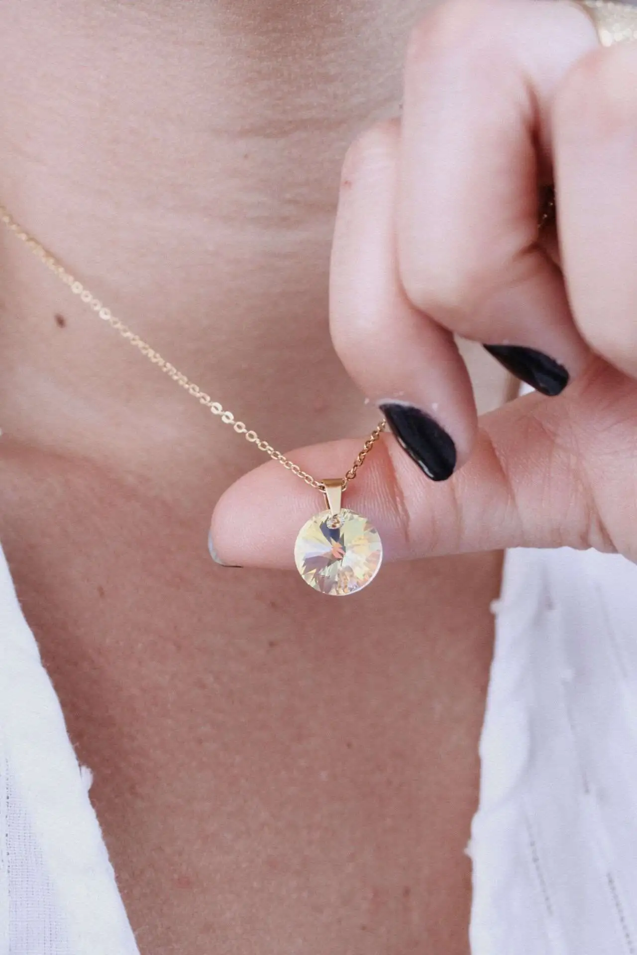 Collar Cristal Redondo - Imagen 2