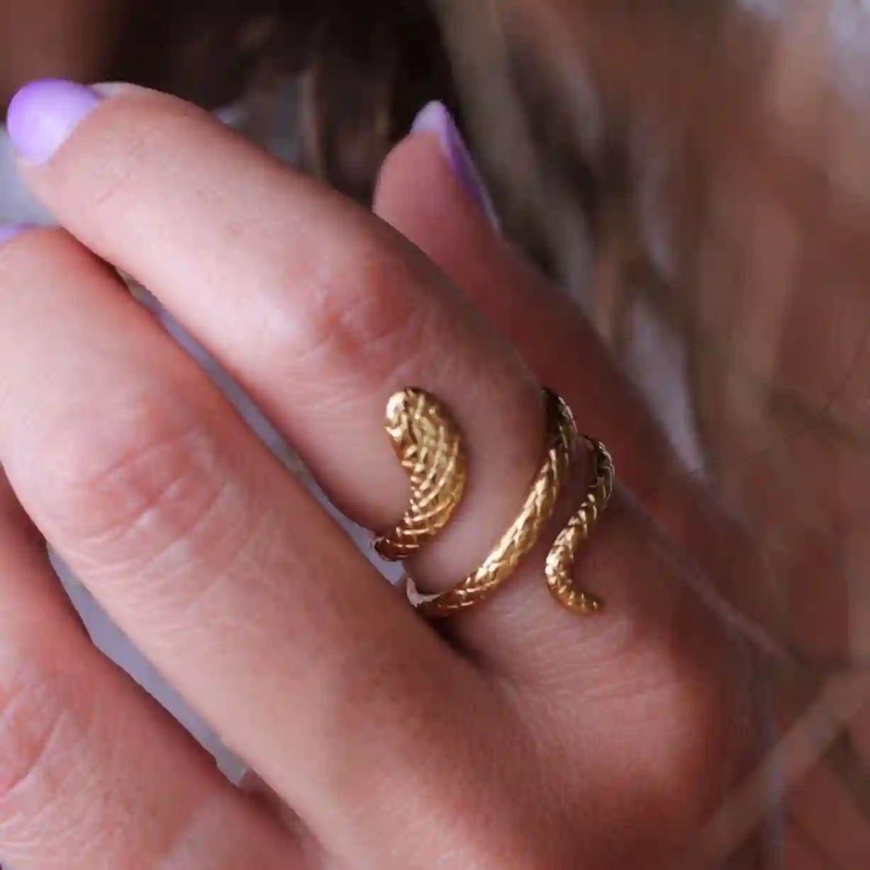 Anillo Serpiente tres niveles