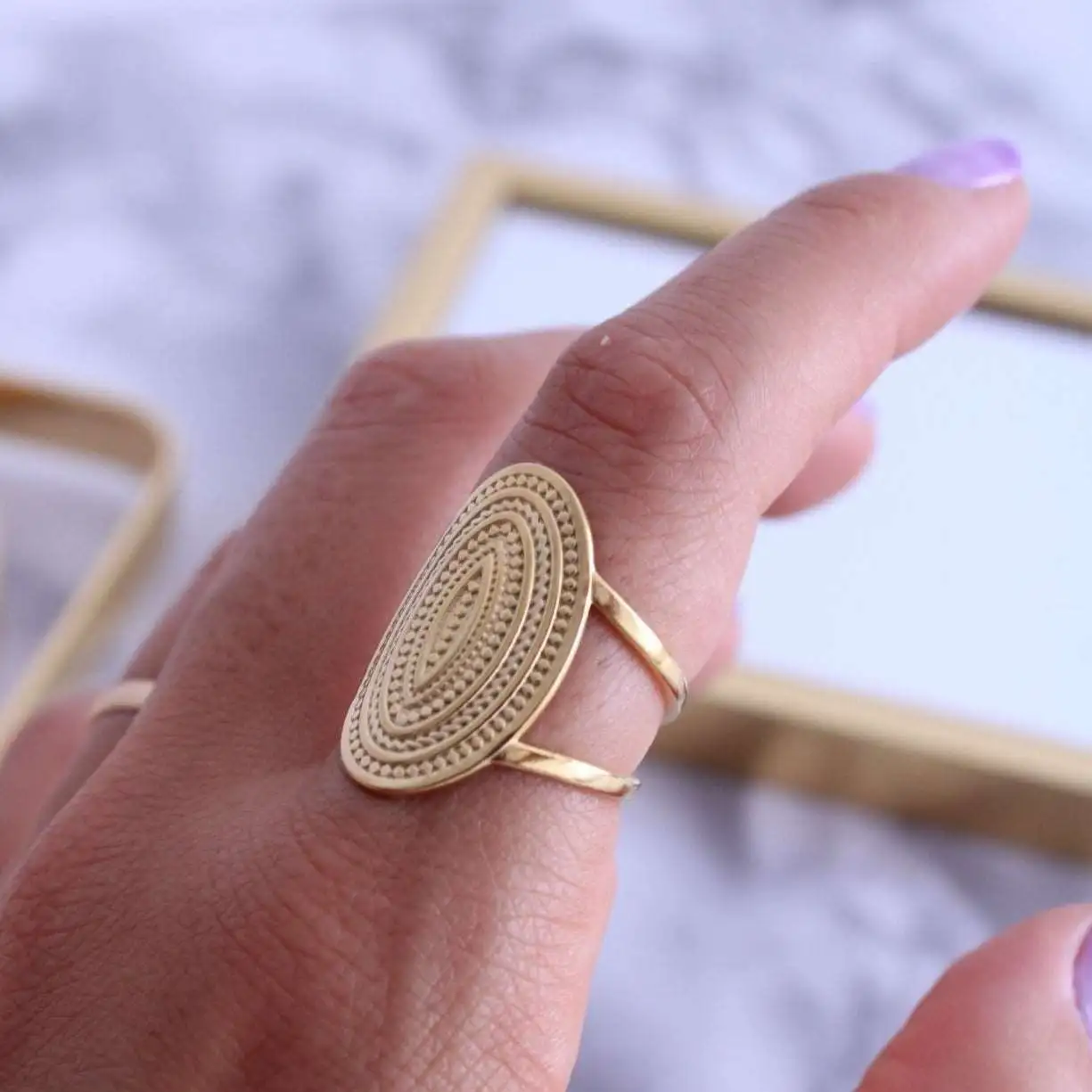 Anillo Egipcio Oval - Imagen 2