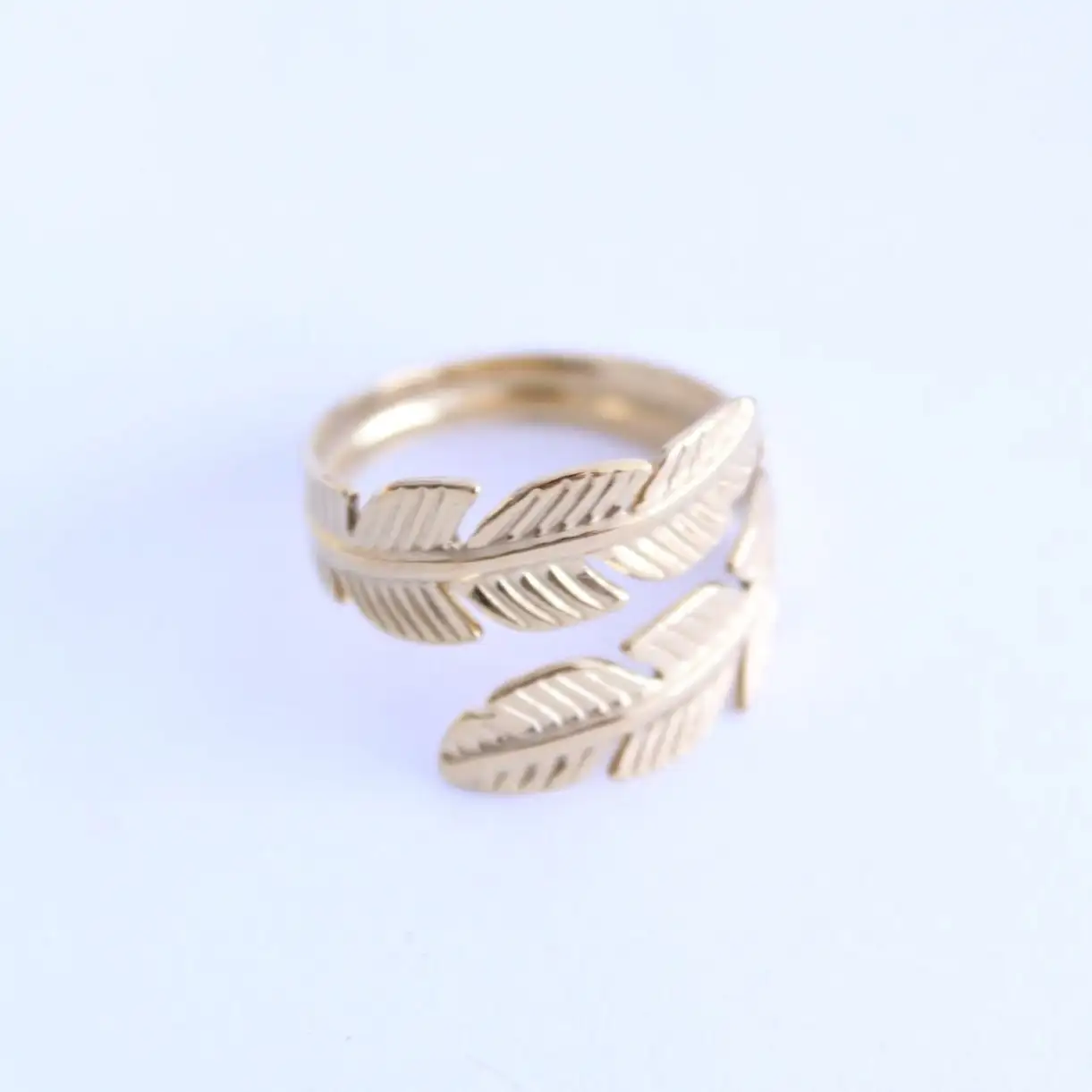 Anillo doble Pluma - Imagen 5