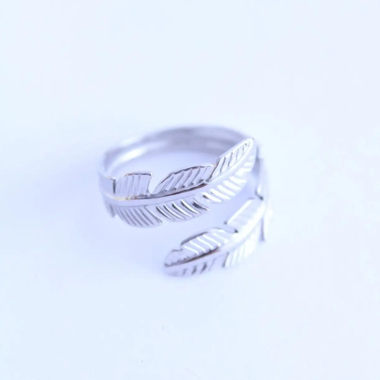 Anillo doble Pluma - Imagen 4