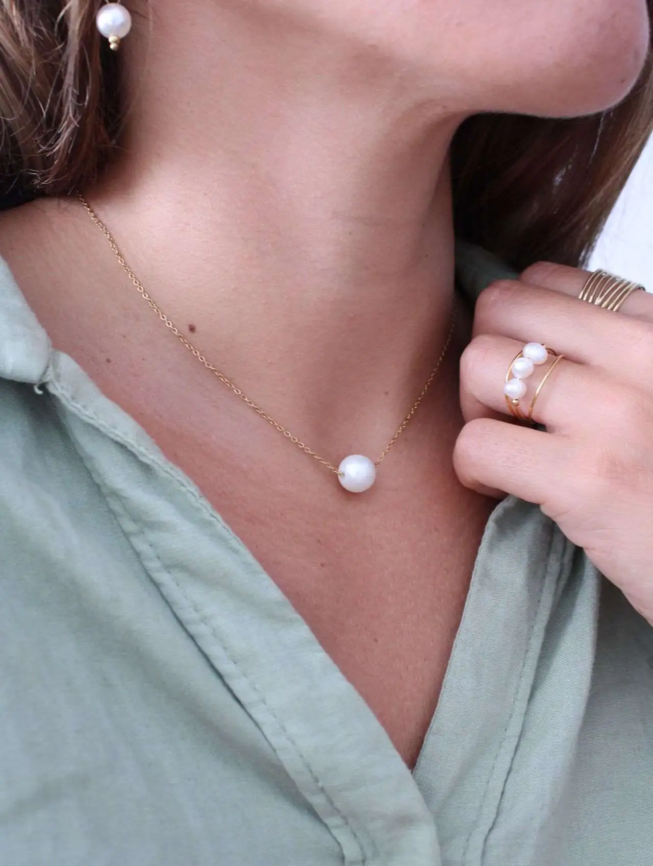 Collar Evol Perla - Imagen 3