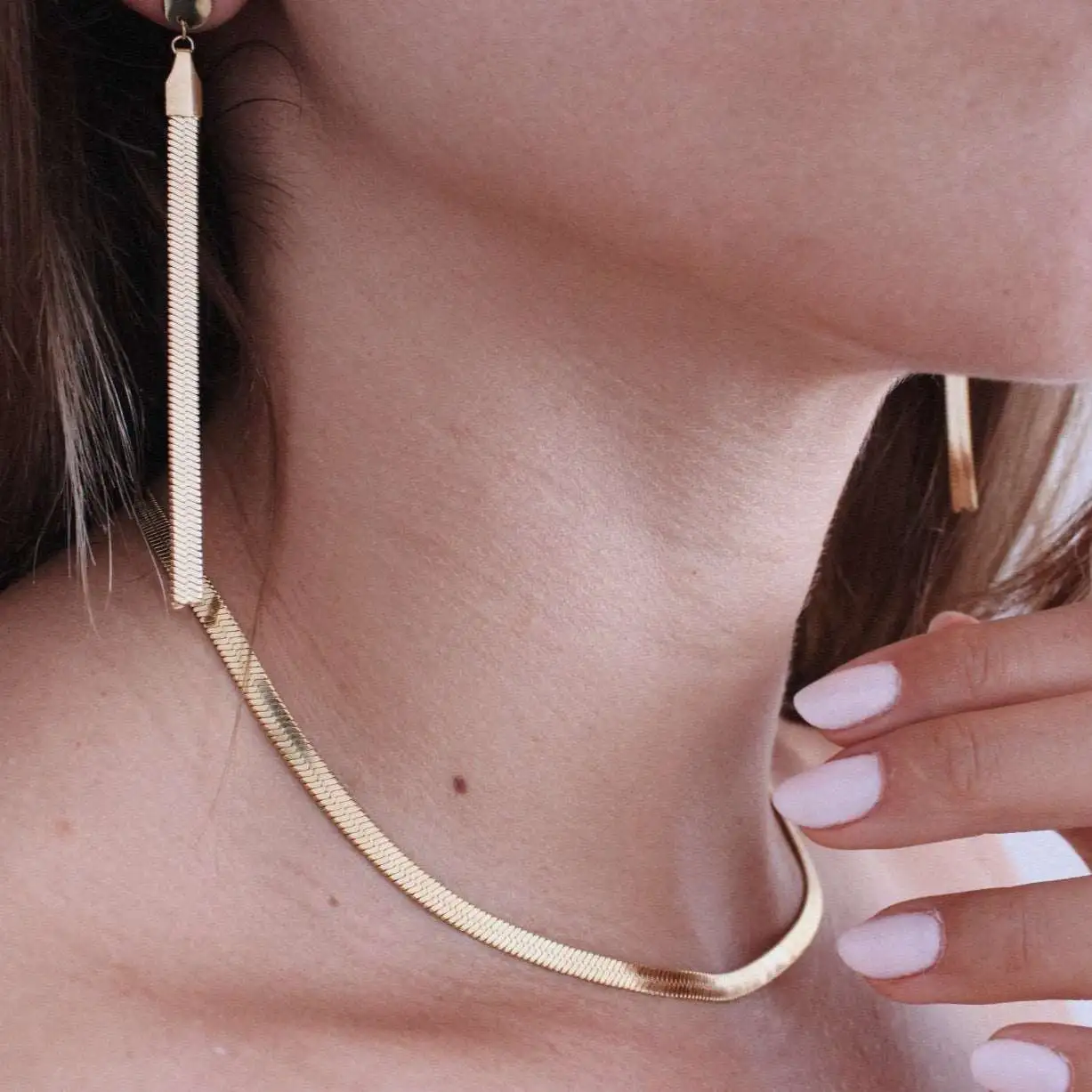 Collar Tropea Piel de Serpiente - Imagen 2