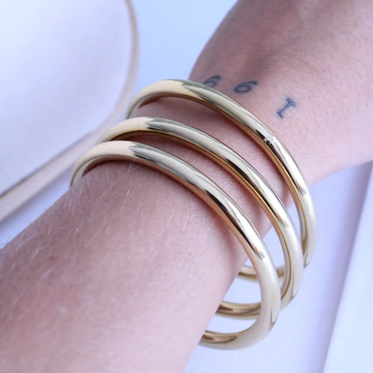 Pulsera Aro Brazalete Esclava 5mm