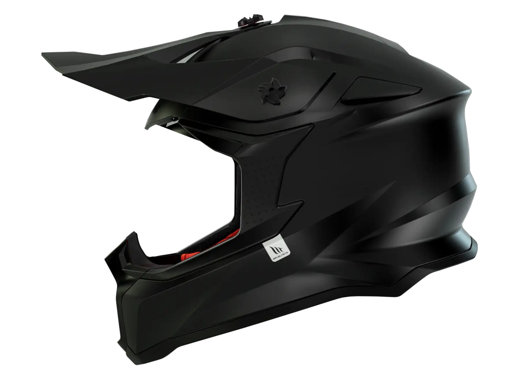 Casco MT Falcon Solid A0 Negro Brillante - Imagen 2