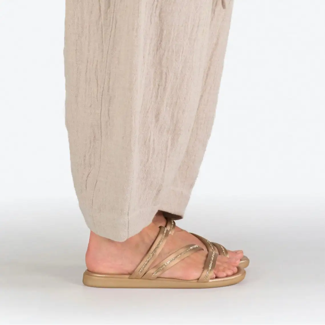 PEDRO GARCIA PILAR By Atelier Sandalia Joya Oro satinado - Imagen 3