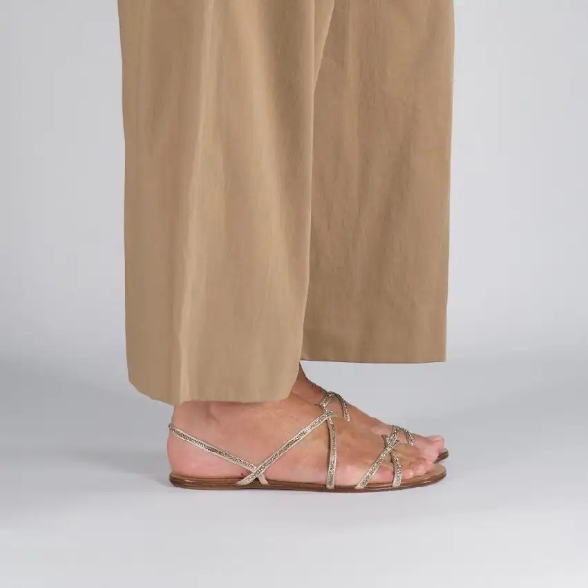 PEDRO GARCÍA PONA By Atelier Sandalia Joya Oro satinado