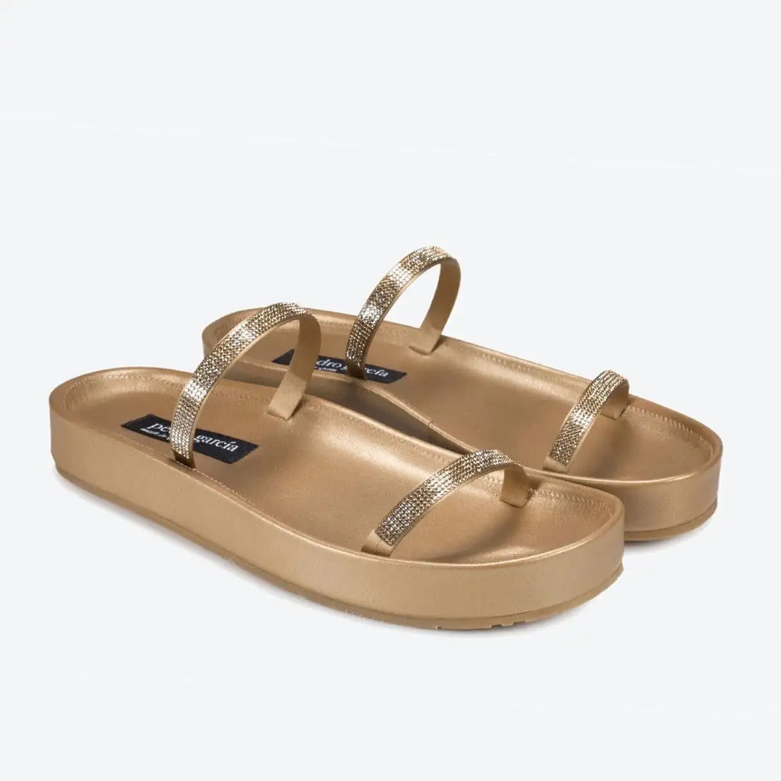 PEDRO GARCIA ALANIA By Atelier Sandalia Joya Oro satinado - Imagen 2