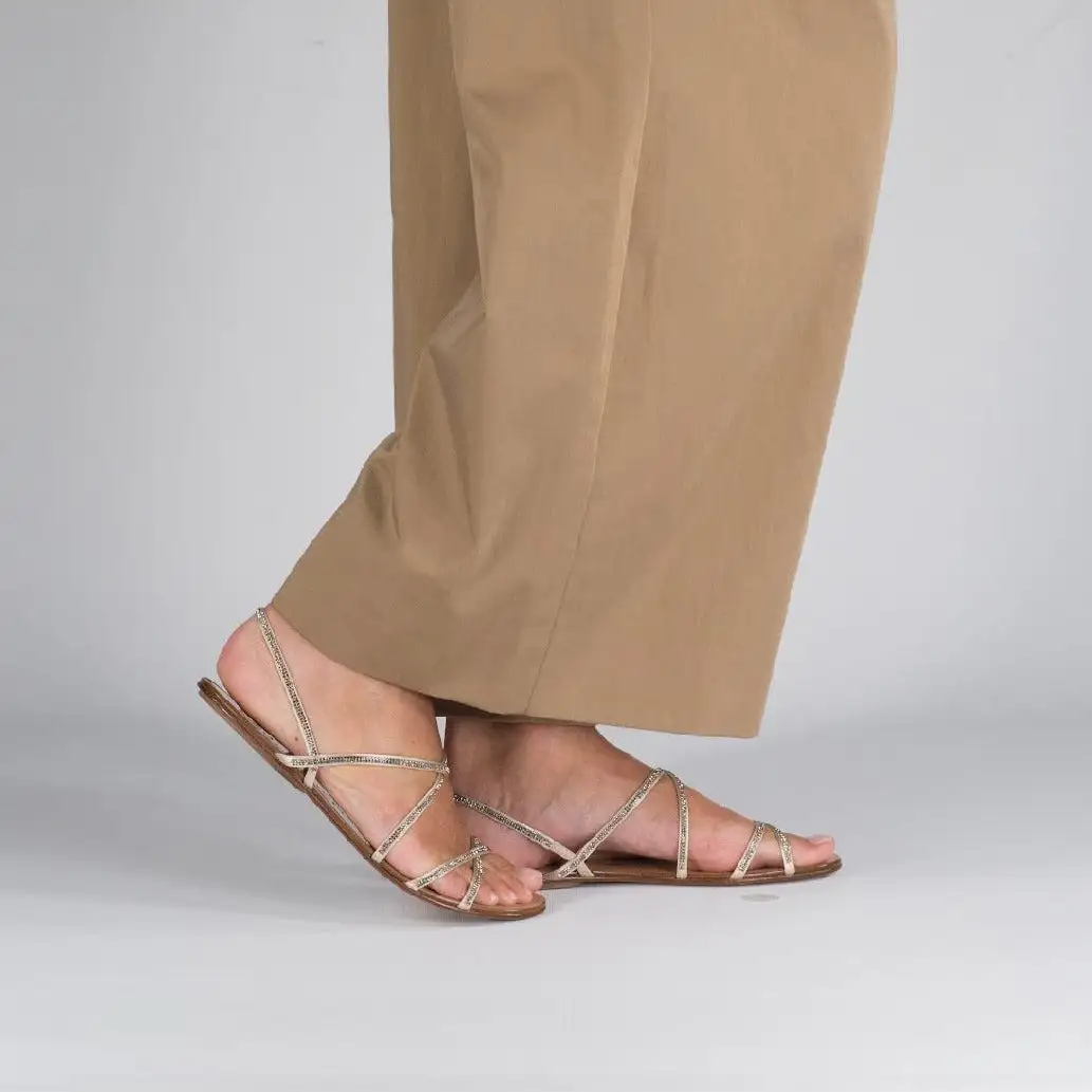 PEDRO GARCÍA PONA By Atelier Sandalia Joya Oro satinado - Imagen 2