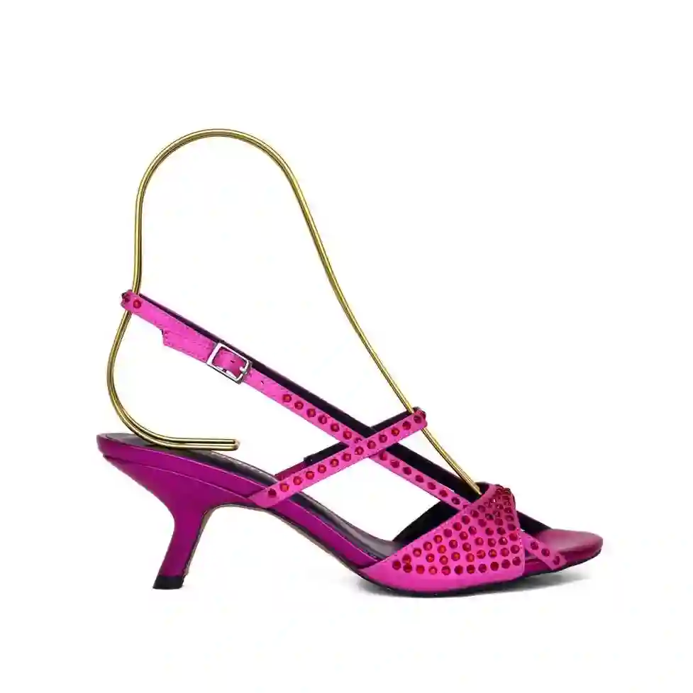 NOA HARMON GALA Sandalia Joya Fucsia