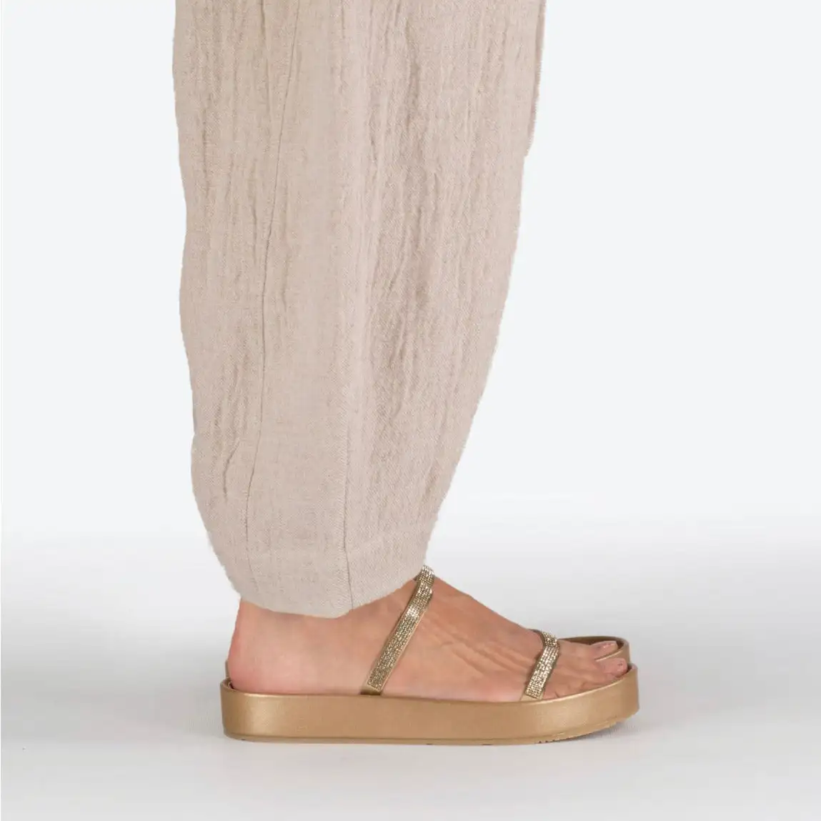 PEDRO GARCIA ALANIA By Atelier Sandalia Joya Oro satinado - Imagen 4