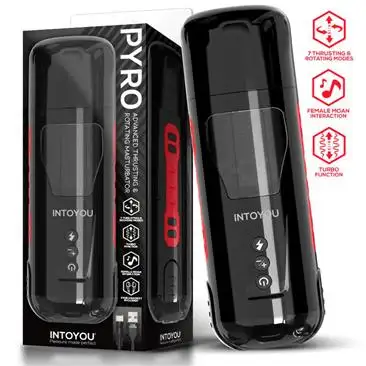 INTOYOU PYRO MASTURBADOR ADVANCED CON THRUSTING, ROTACIÓN Y GEMIDOS