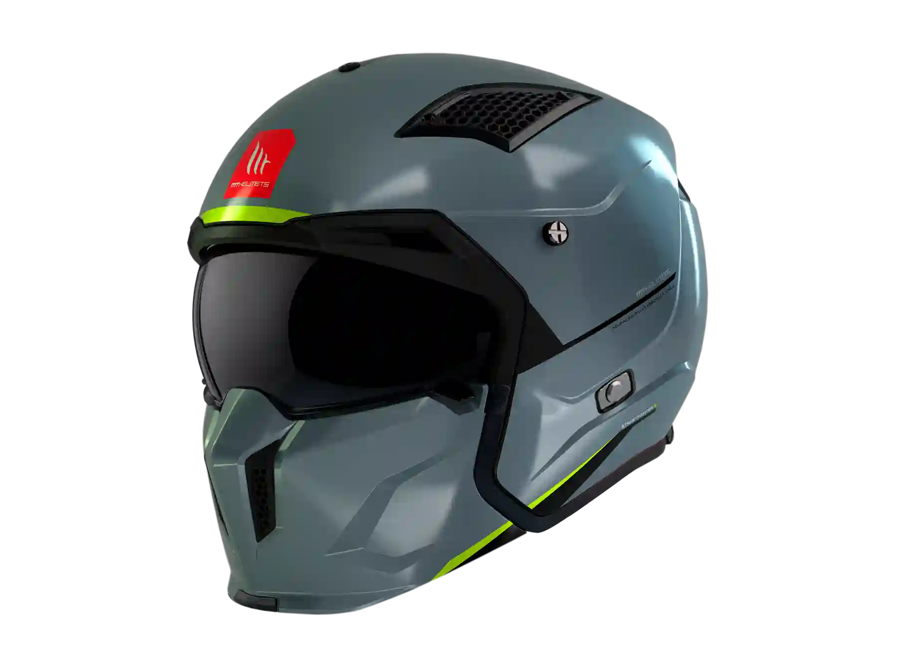 Casco MT Streetfighter SV S Solid A22 Gris Brillo