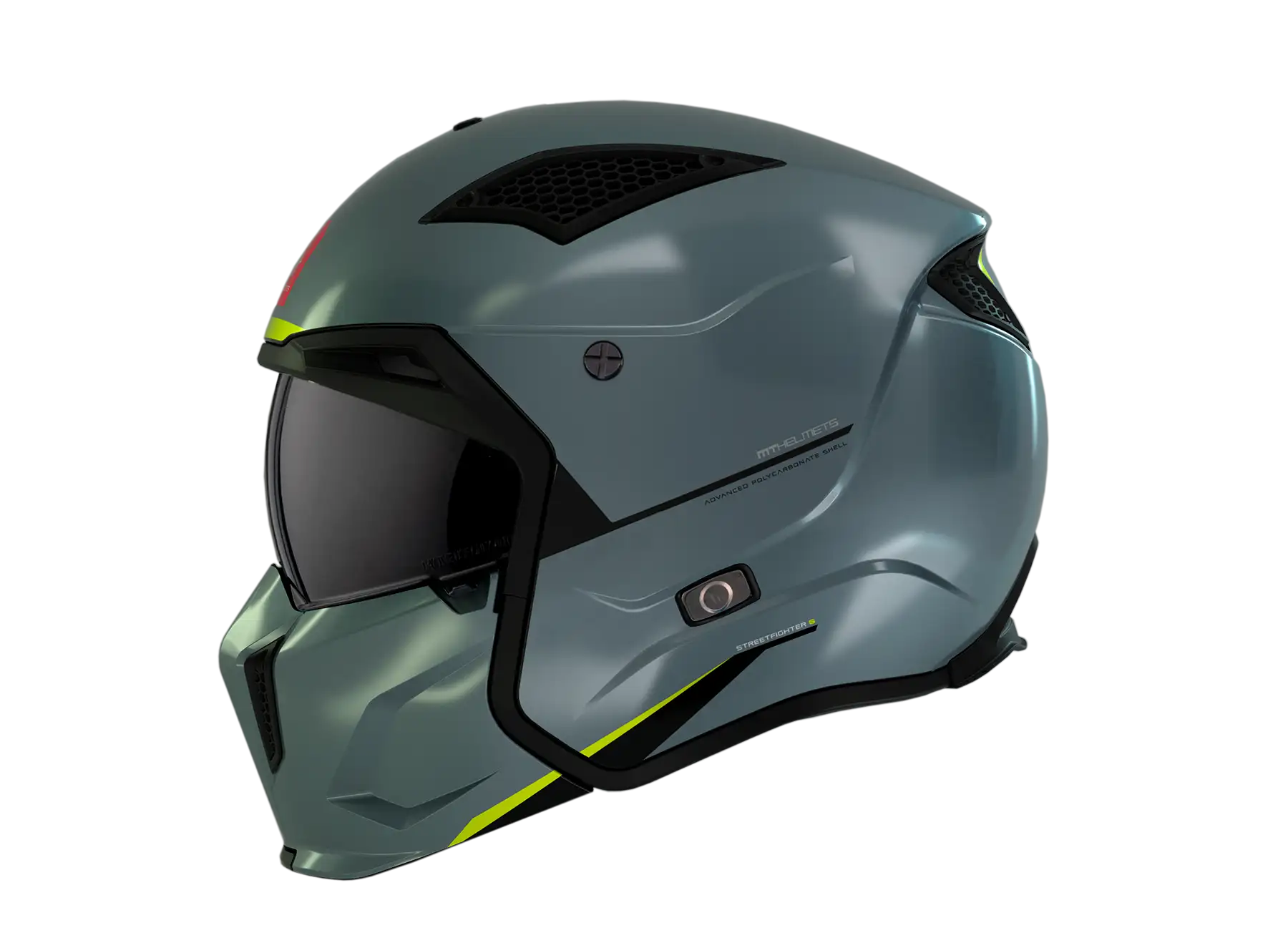Casco MT Streetfighter SV S Solid A22 Gris Brillo - Imagen 2