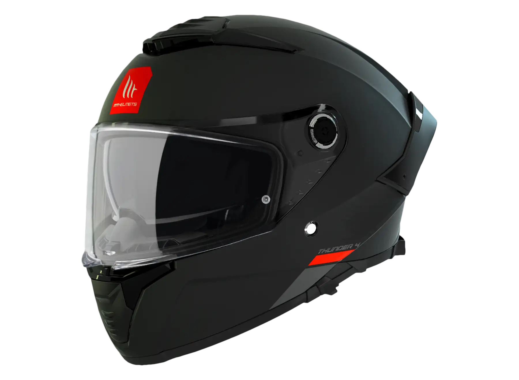 Casco MT Thunder 4 SV Solid A1 Negro Mate