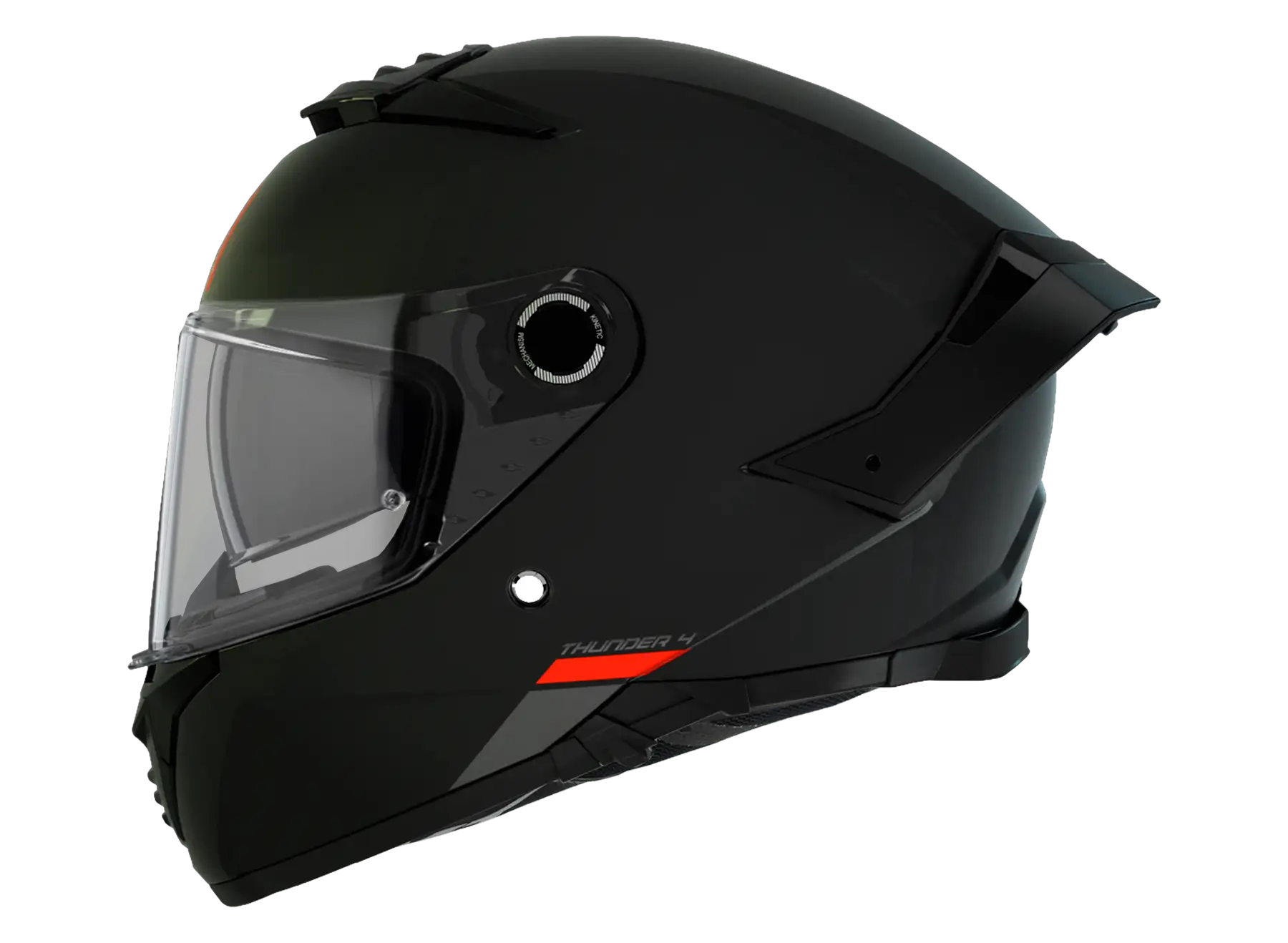 Casco MT Thunder 4 SV Solid A1 Negro Mate - Imagen 2